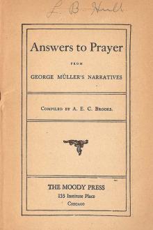Answers to Prayer by George Müller