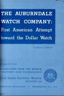 The Auburndale Watch Company by Edwin A. Battison