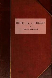 Hours in a Library by Leslie Stephen