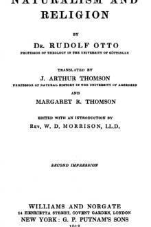Naturalism and Religion by Rudolf Otto