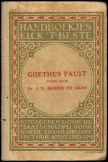 Goethe's Faust by Johannes Diderik Bierens de Haan