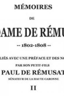 Mémoires de madame de Rémusat, vol 2 by Claire de Rémusat