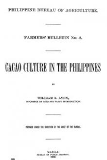 Cacao Culture in the Philippines by William S. Lyon