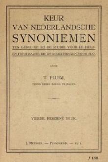 Keur van Nederlandsche Synoniemen by Teunis Pluim