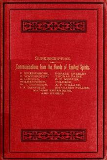 A Book Written by the Spirits of the So-Called Dead by Unknown