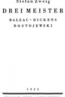 Drei Meister by Stefan Zweig