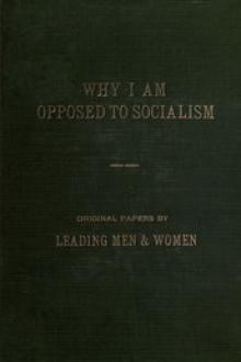 Why I am opposed to socialism by Unknown