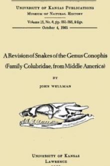 A Revision of Snakes of the Genus Conophis by John Wellman