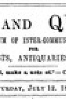 Notes and Queries, Vol. IV, Number 89, July 12, 1851 by Various