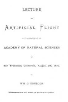 Lecture on Artificial Flight by William G. Krueger