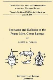 Speciation and Evolution of the Pygmy Mice by Robert Lewis Packard