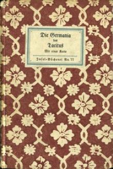 Die Germania by Caius Cornelius Tacitus