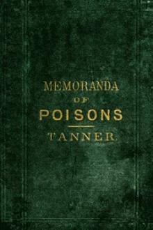 Memoranda on Poisons by Thomas Hawkes Tanner