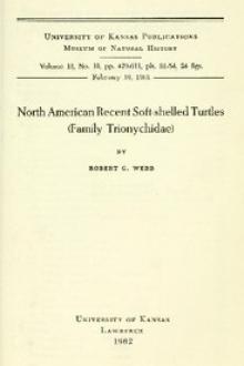 North American Recent Soft-Shelled Turtles by Robert G. Webb