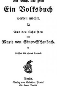 Ein Buch by Marie Ebner von Eschenbach