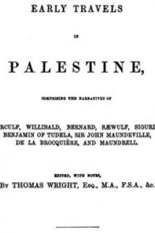 Early Travels in Palestine by Unknown