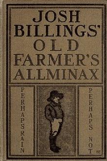 Josh Billings' Farmer's Allminax by Josh Billings