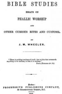 Bible Studies by Joseph Mazzini Wheeler