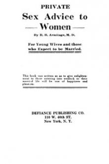 Private Sex Advice to Women by Robert B. Armitage