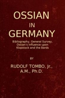 Ossian in Germany by Rudolf Tombo