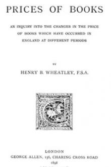 Prices of Books by Henry Benjamin Wheatley
