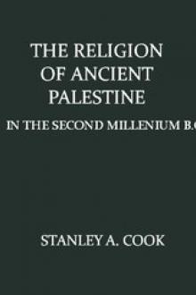 The Religion of Ancient Palestine in the Second Millenium B by Stanley Arthur Cook