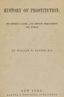 The History of Prostitution by William W. Sanger
