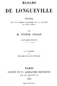 Madame de Longueville by Victor Cousin