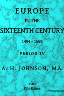 Europe in the Sixteenth Century, 1494-1598, Fifth Edition by Arthur Henry Johnson