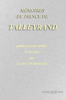Mémoires du prince de Talleyrand, Volume 5 by prince de Bénévent Talleyrand-Périgord Charles Maurice de