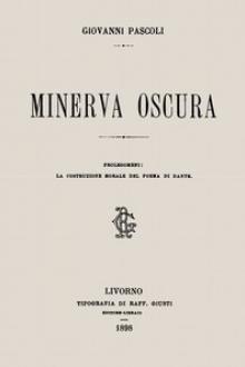 Minerva oscura by Giovanni Pascoli