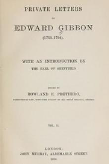 Private Letters of Edward Gibbon by Edward Gibbon