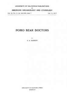 Pomo Bear Doctors by Samuel Alfred Barrett