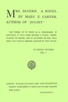 Mrs. Severn: A Novel, Vol. 1 by Mary Elizabeth Carter