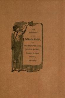 The History of the Catnach Press by Charles Hindley