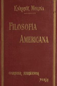 Filosofía Americana by Enrique Molina