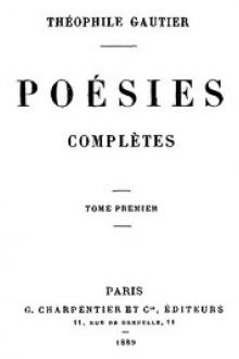 Poésies Complètes - Tome 1 by Théophile Gautier
