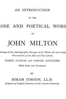 An Introduction to the Prose and Poetical Works of John Milton by John Milton