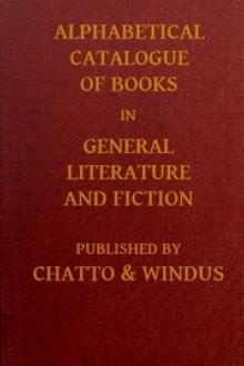 Alphabetical Catalogue of Books in General Literature and Fiction by Firm