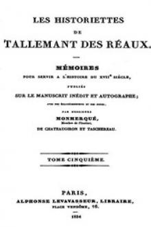 Les historiettes de Tallemant des Réaux, tome cinquième by Gédéon Tallemant des Réaux
