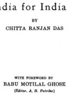 India for Indians by C. R. Das