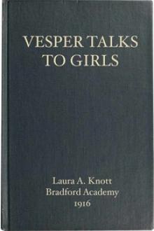 Vesper Talks to Girls by Laura Anna Knott