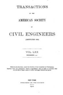Transactions of the American Society of Civil Engineers, Vol by American Society of Civil Engineers