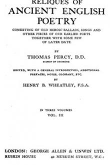 Reliques of Ancient English Poetry, Volume 3 (of 3) by Unknown