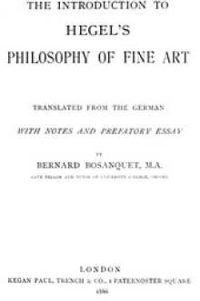 The Introduction to Hegel's Philosophy of Fine Arts by Georg Wilhelm Friedrich Hegel
