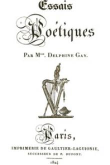 Essais poétiques by Mme Émile de Girardin
