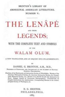 The Lenâpé and Their Legends by Daniel G. Brinton