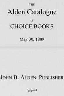 The Alden Catalogue of Choice Books by John Berry Alden