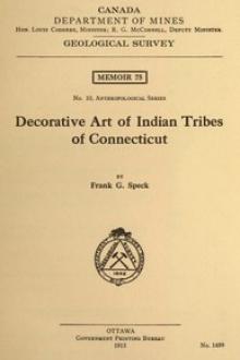 Decorative Art of Indian Tribes of Connecticut by Frank Gouldsmith Speck
