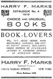 Harry F. Marks Catalogue No. 4, 1919 by Harry F. Marks